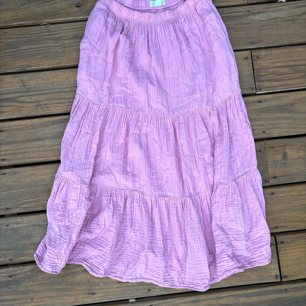 Velvet by Graham&Spencer gauze Tiered Skirt